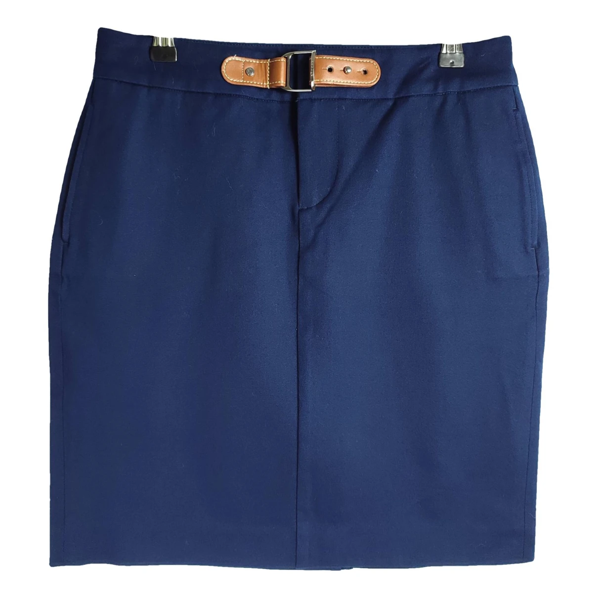 Pre-owned Lauren Ralph Lauren Mini Skirt In Blue