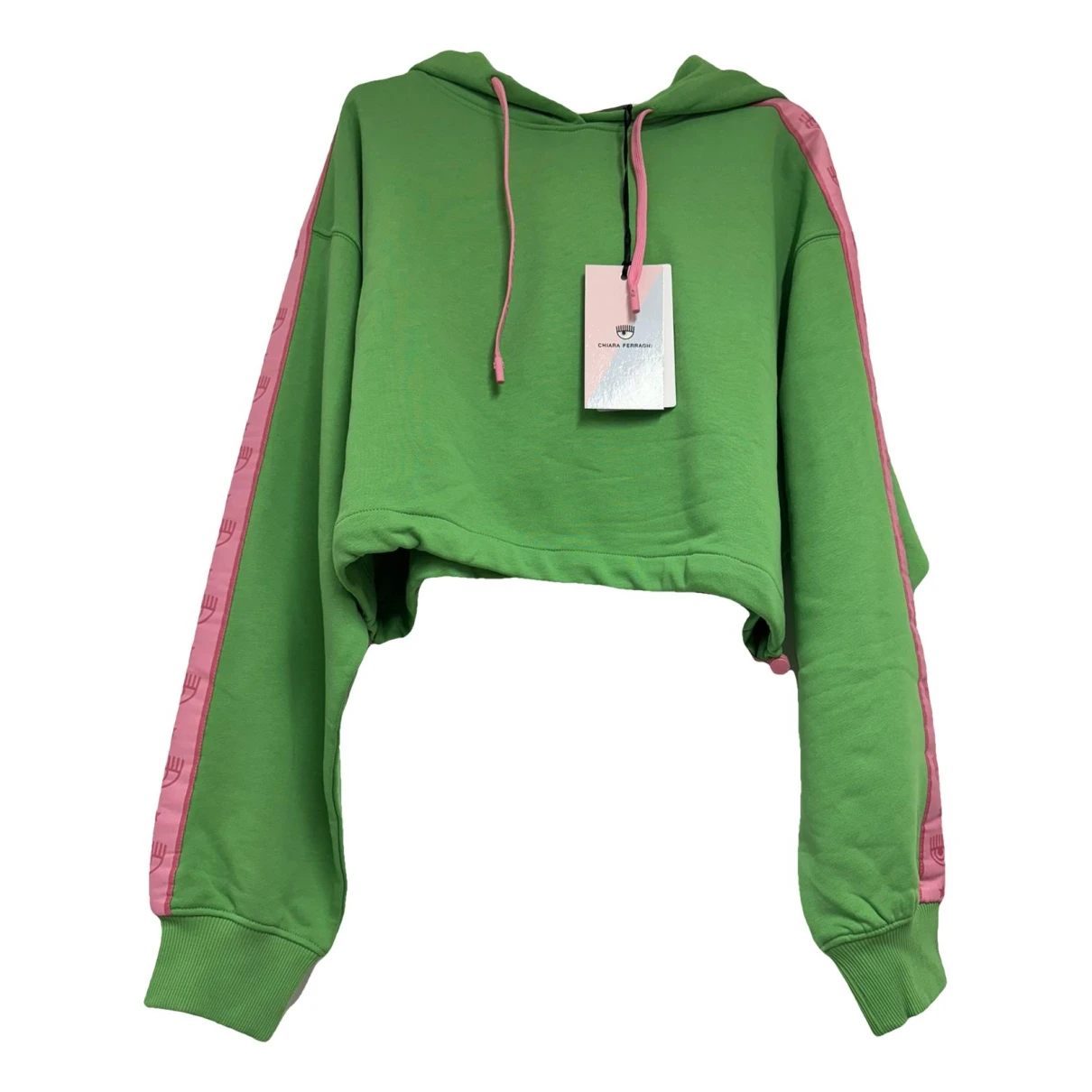 Pre-owned Chiara Ferragni Sweatshirt In Green