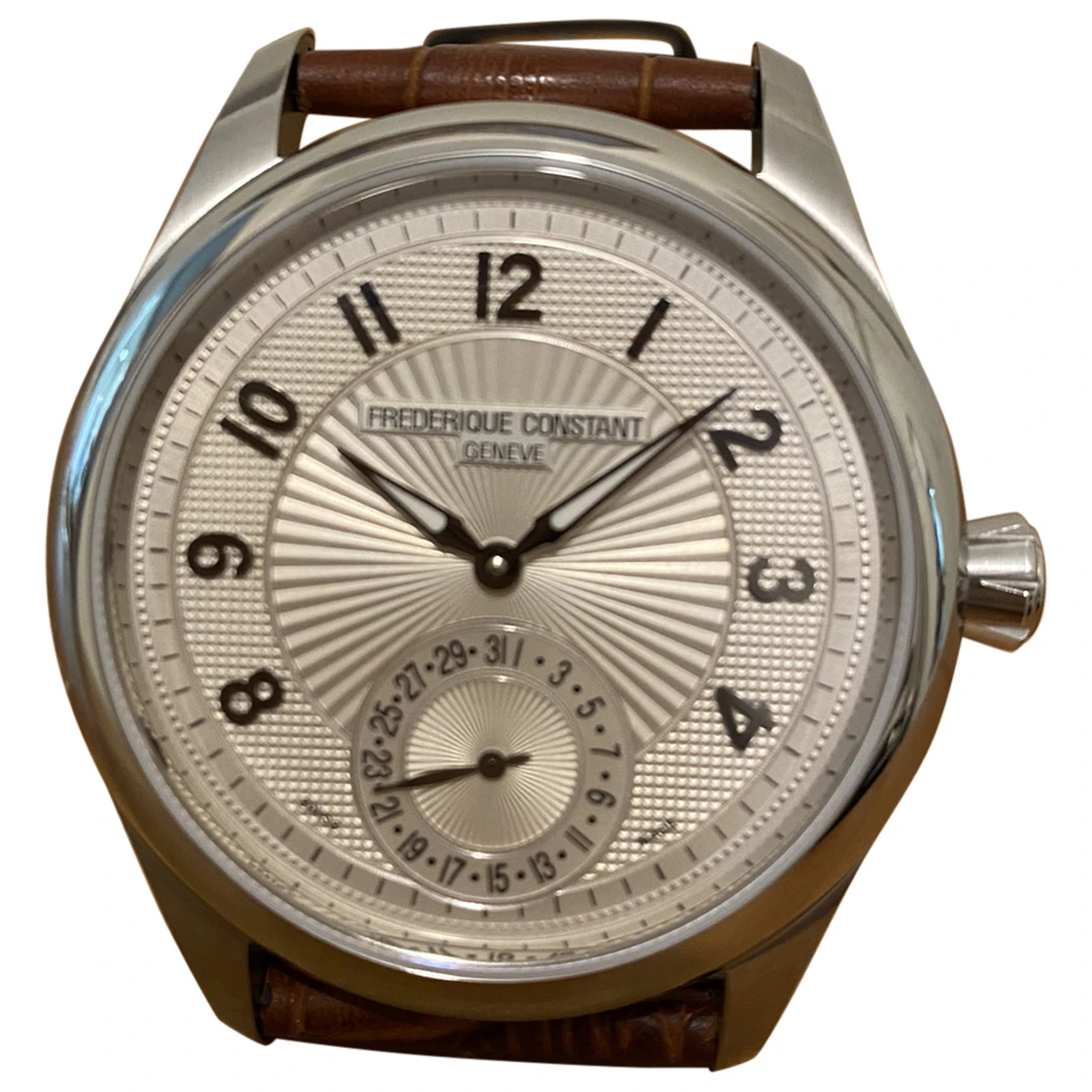 Pre-owned Frederique Constant Watch In Silver