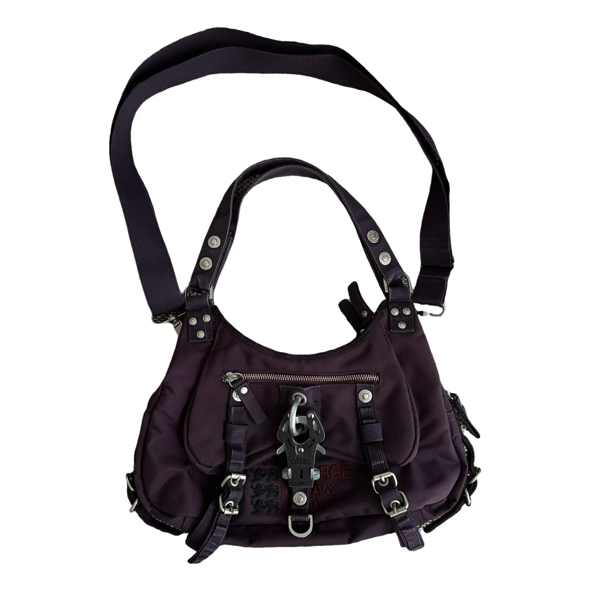 Pre-owned George Gina & Lucy Handbag In Purple