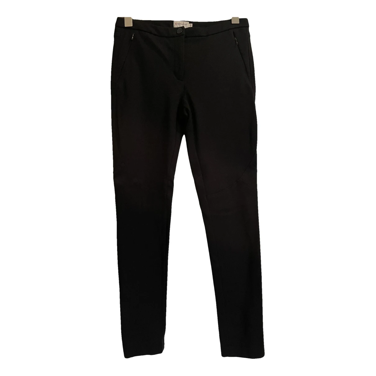 Pre-owned Moncler Slim Pants In Black