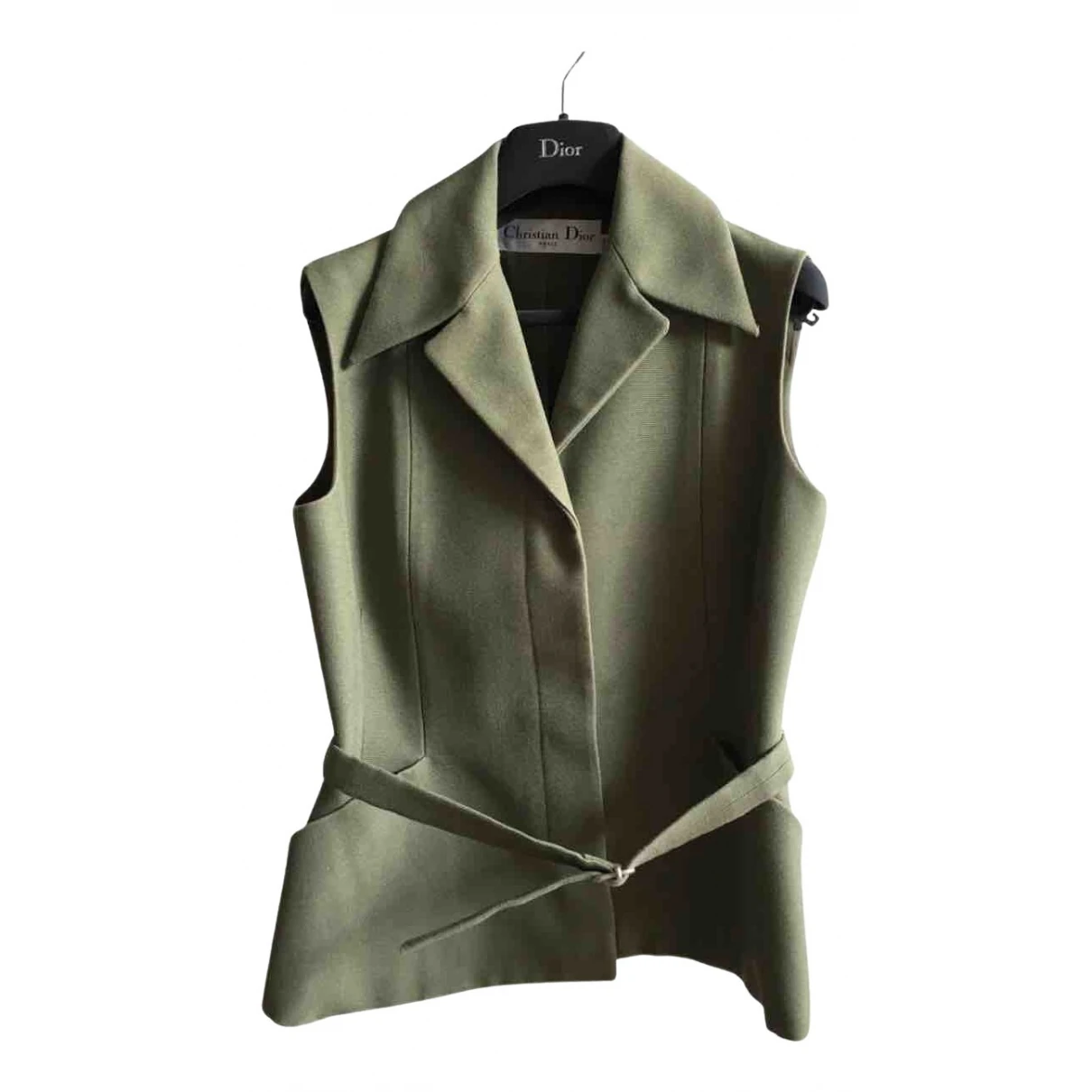 Pre-owned Dior Bar Short Vest In Green