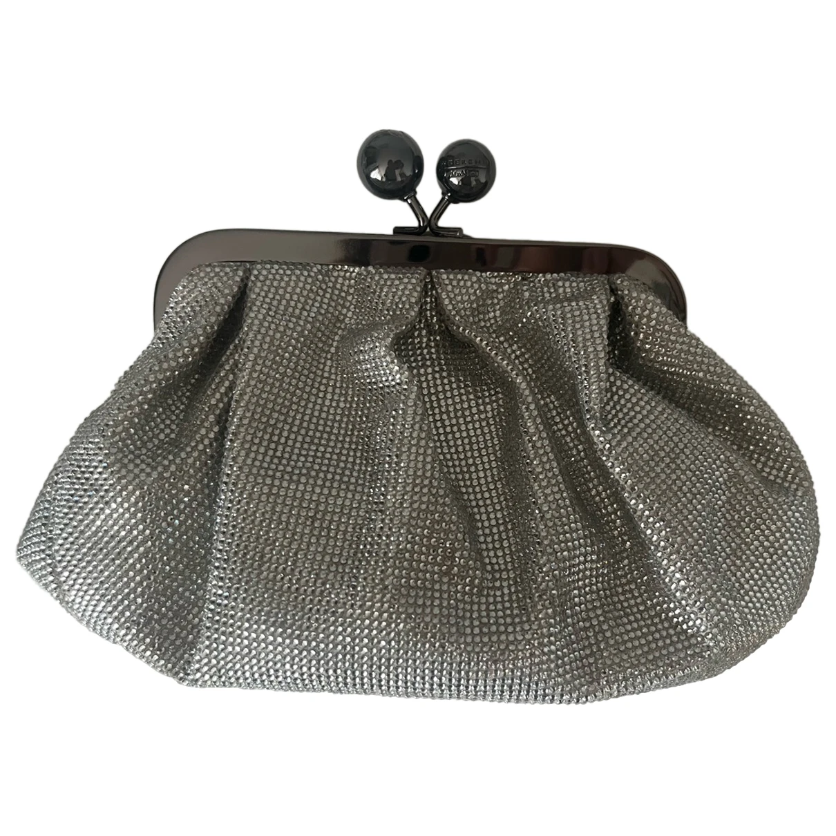 Pre-owned Max Mara Pasticcino Handbag In Silver