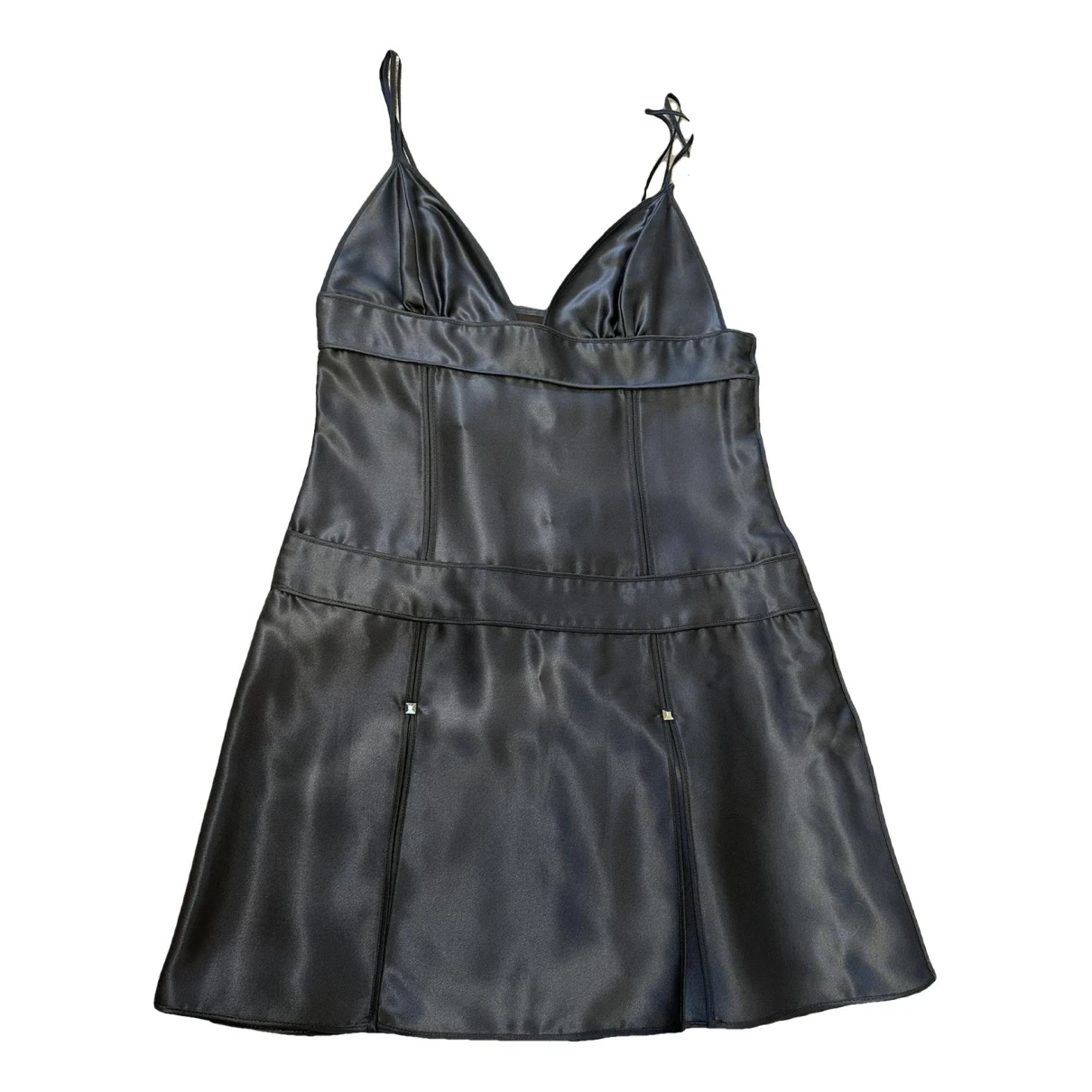 Pre-owned Louis Vuitton Silk Mini Dress In Other