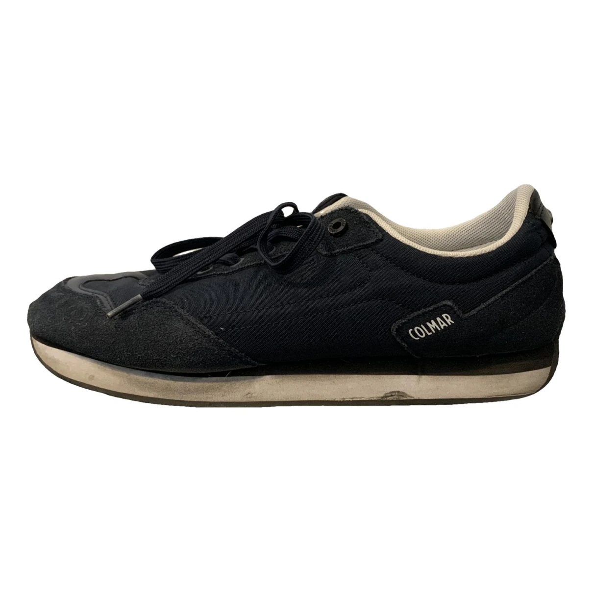Pre-owned Colmar Cloth Low Trainers In Navy