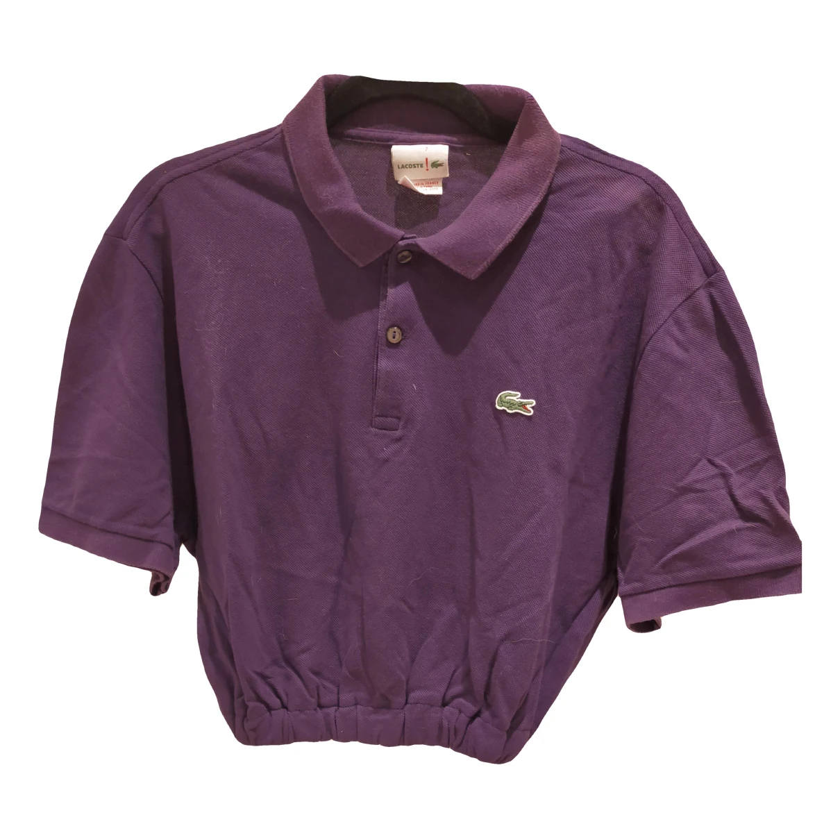 Pre-owned Lacoste Polo In Purple