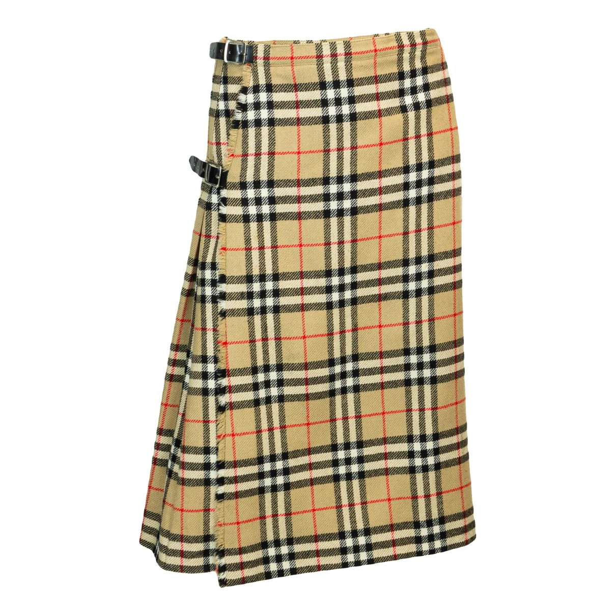 Pre-owned Burberry Mid-length Skirt In Beige