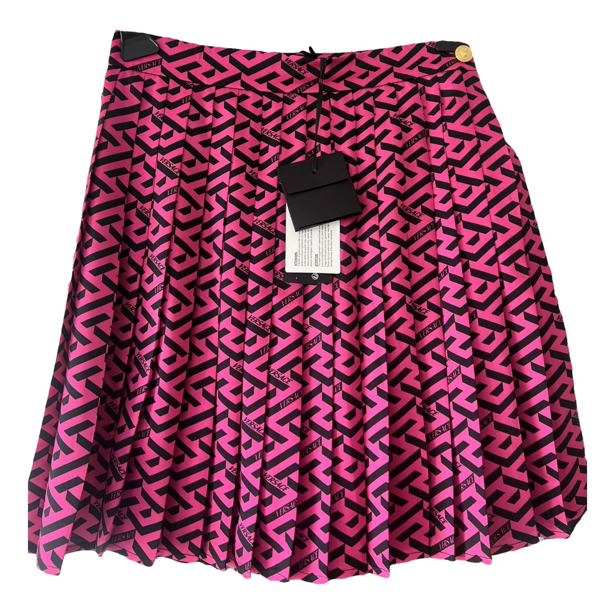Pre-owned Versace Silk Mini Skirt In Other