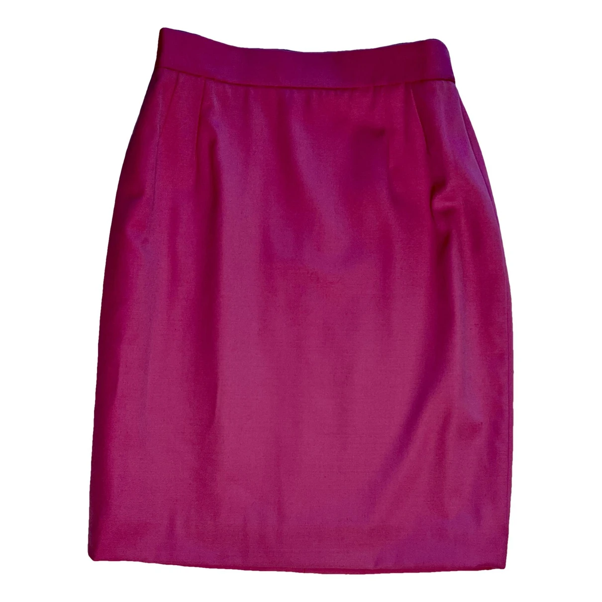 Pre-owned Escada Wool Mid-length Skirt In Pink