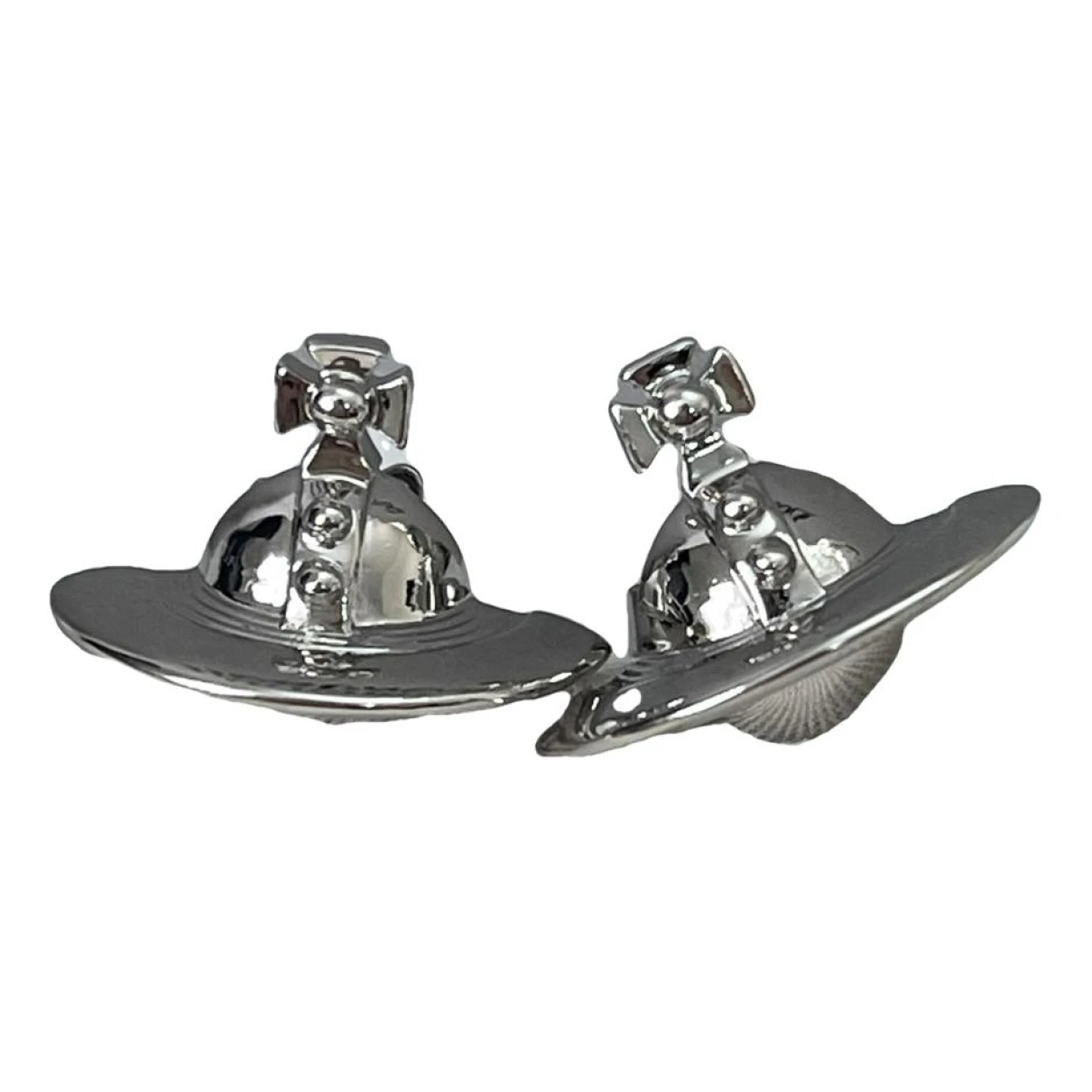 Pre-owned Vivienne Westwood Earrings In Silver