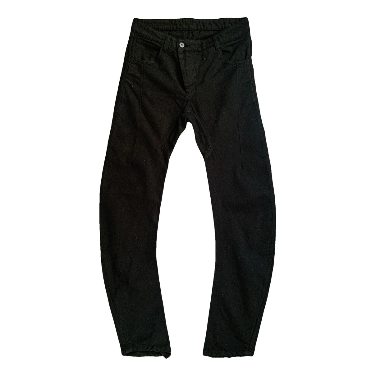 Pre-owned 11 By Boris Bidjan Saberi Trousers In Black