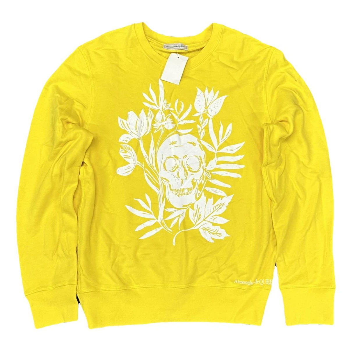 Pre-owned Alexander Mcqueen Blouse In Yellow