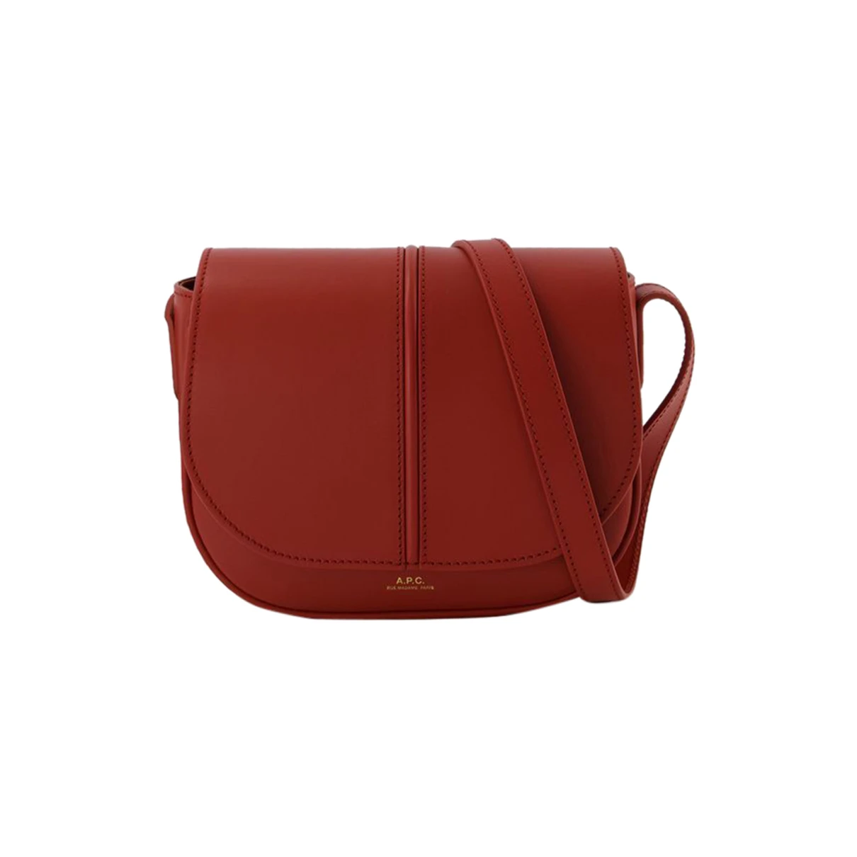 Pre-owned Apc Leather Crossbody Bag In Red