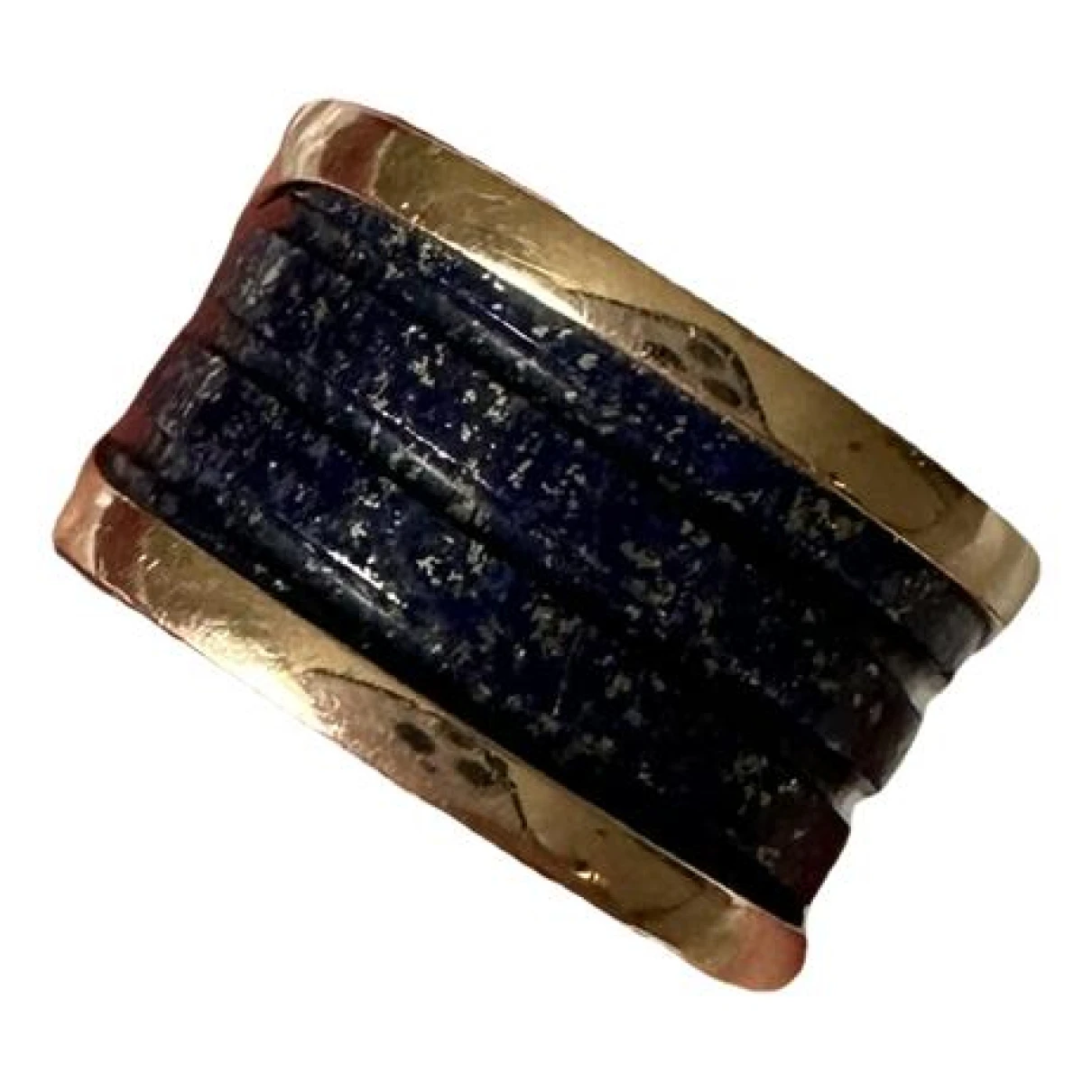 Pre-owned Bvlgari B.zero1 Pink Gold Ring In Blue