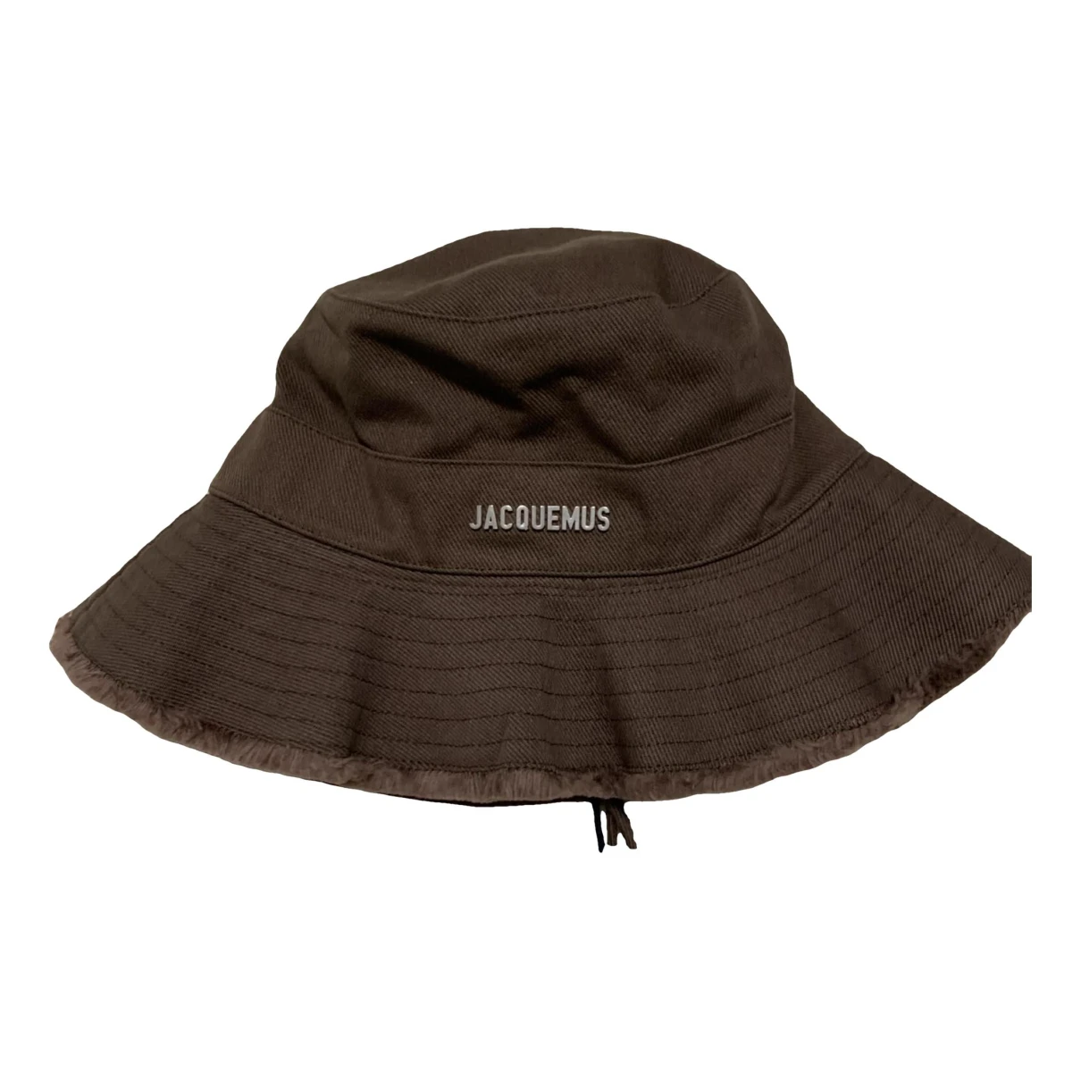 Pre-owned Jacquemus Le Bob Artichaut Hat In Brown