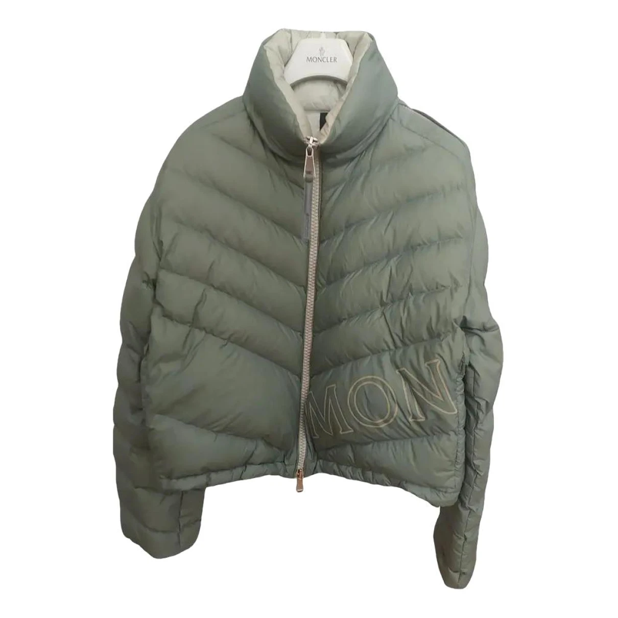 Pre-owned Moncler Classic Short Vest In Green