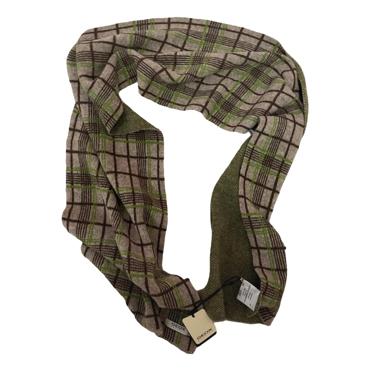 Pre-owned Geox Wool Scarf & Pocket Square In Multicolour