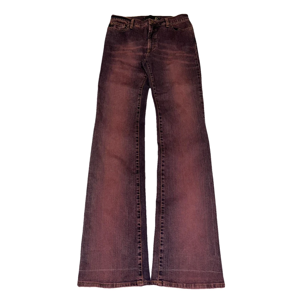 Pre-owned Just Cavalli Bootcut Jeans In Purple