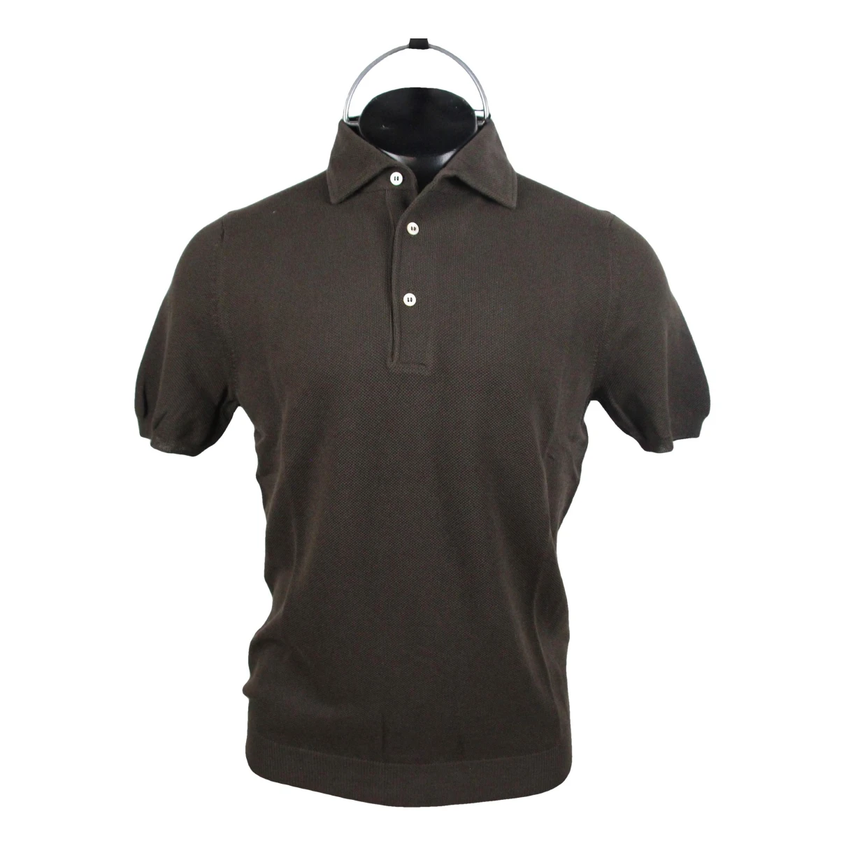 Pre-owned Gran Sasso Polo Shirt In Brown