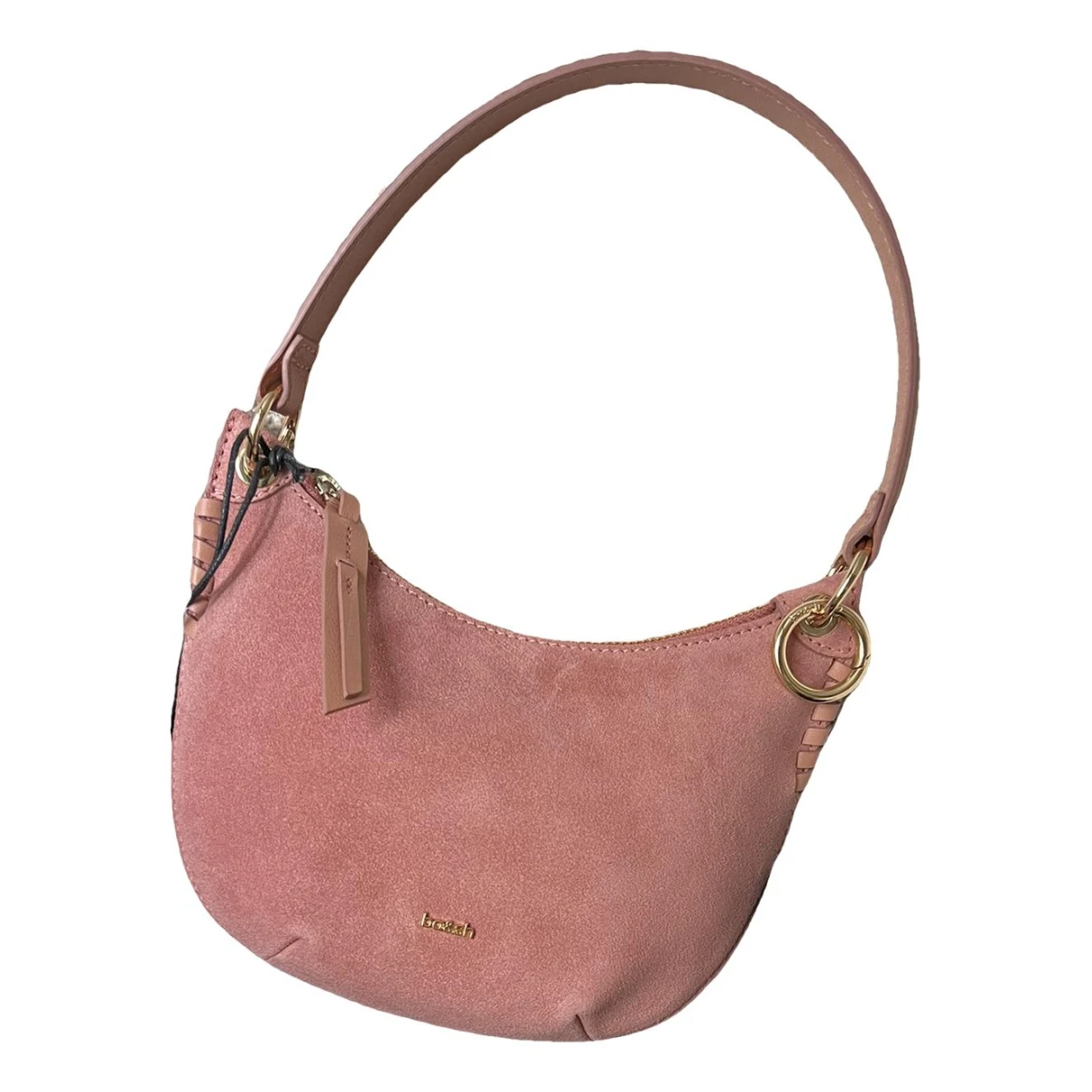 Pre-owned Ba&sh Leather Handbag In Pink