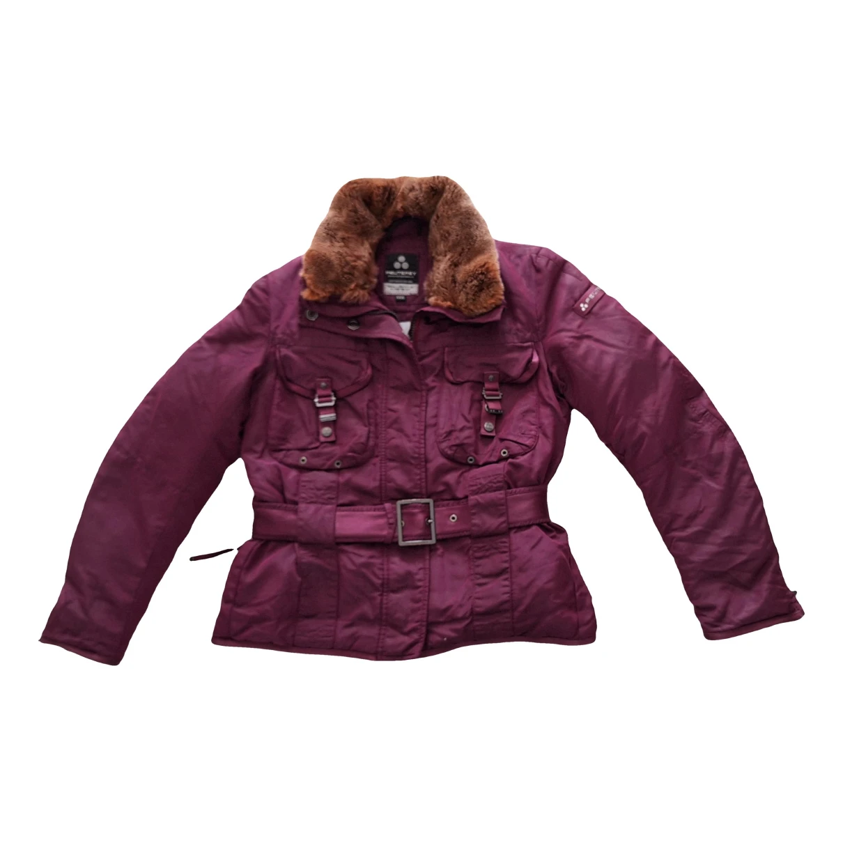 Pre-owned Peuterey Puffer In Purple