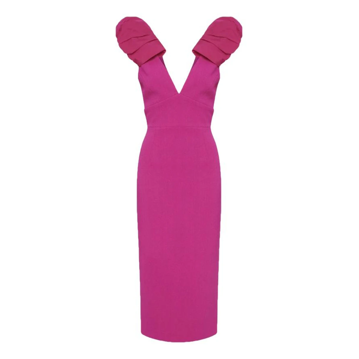 Pre-owned Rebecca Vallance Mid-length Dress In Pink