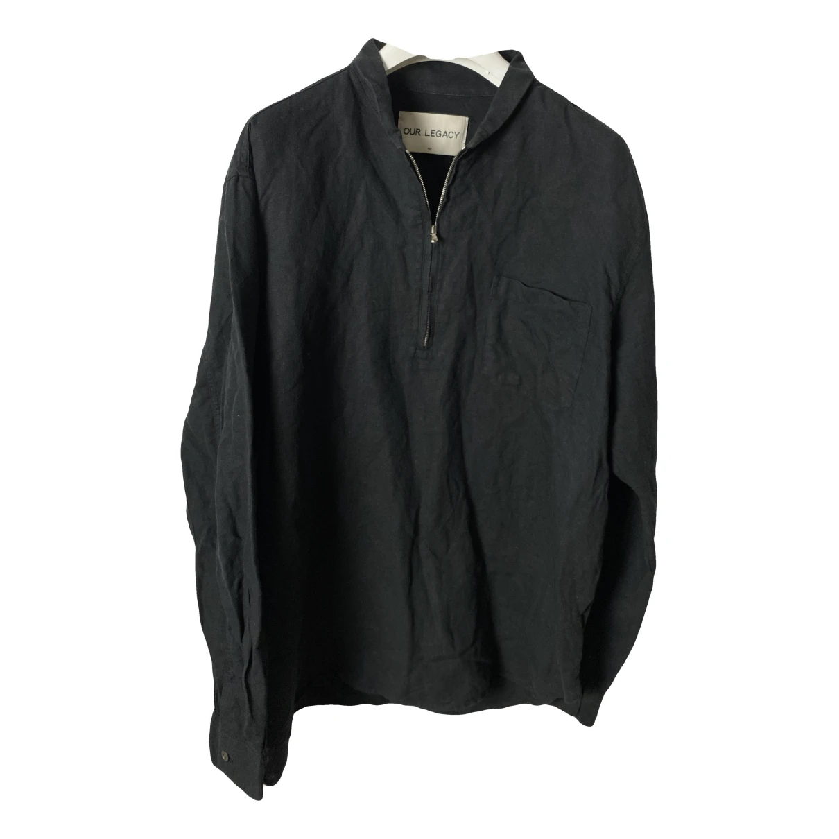 Pre-owned Our Legacy Linen Shirt In Black