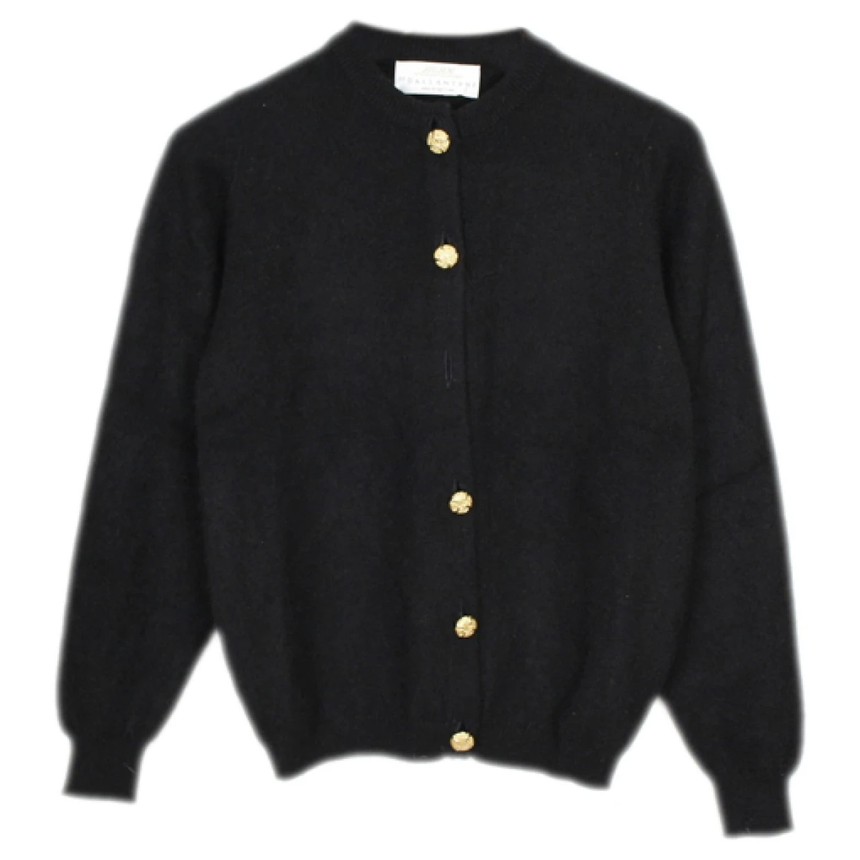 Pre-owned Ballantyne Cashmere Cardigan In Black