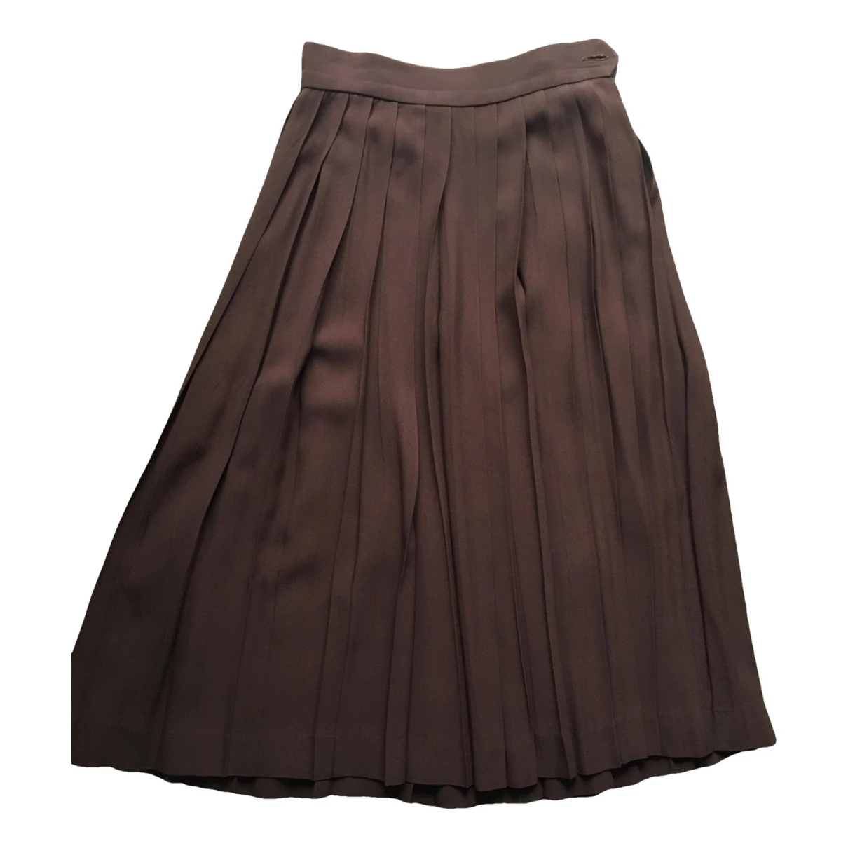 Pre-owned Moschino Mid-length Skirt In Brown