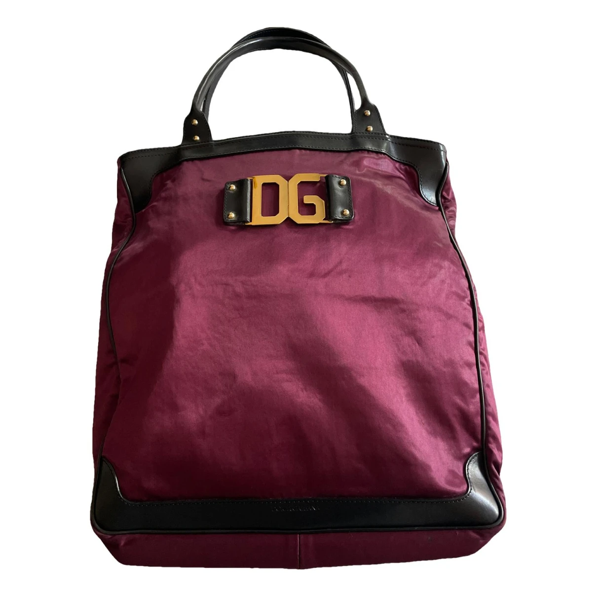 Pre-owned Dolce & Gabbana Cloth Handbag In Purple