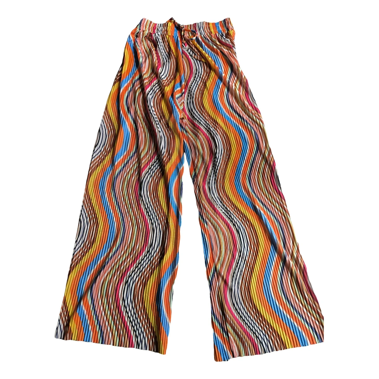 Pre-owned Issey Miyake Large Pants In Multicolour