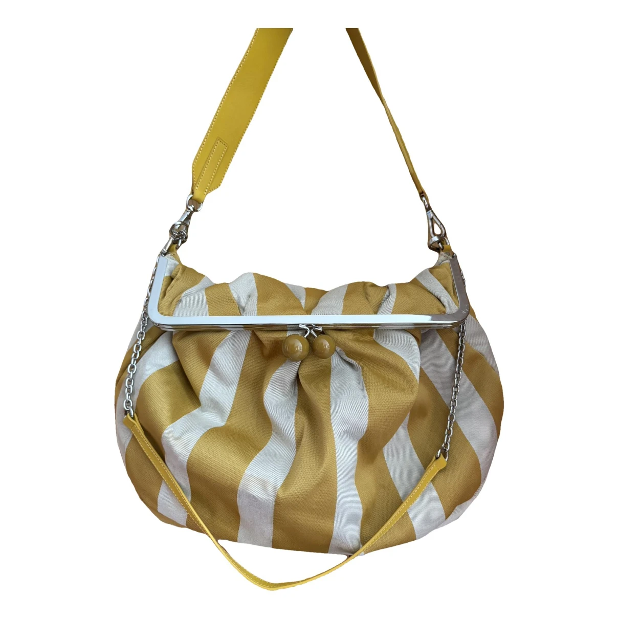 Pre-owned Max Mara Pasticcino Handbag In Yellow