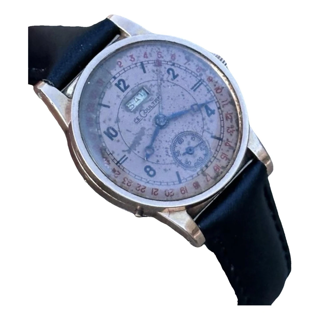 Pre-owned Jaeger-lecoultre Watch In Ecru