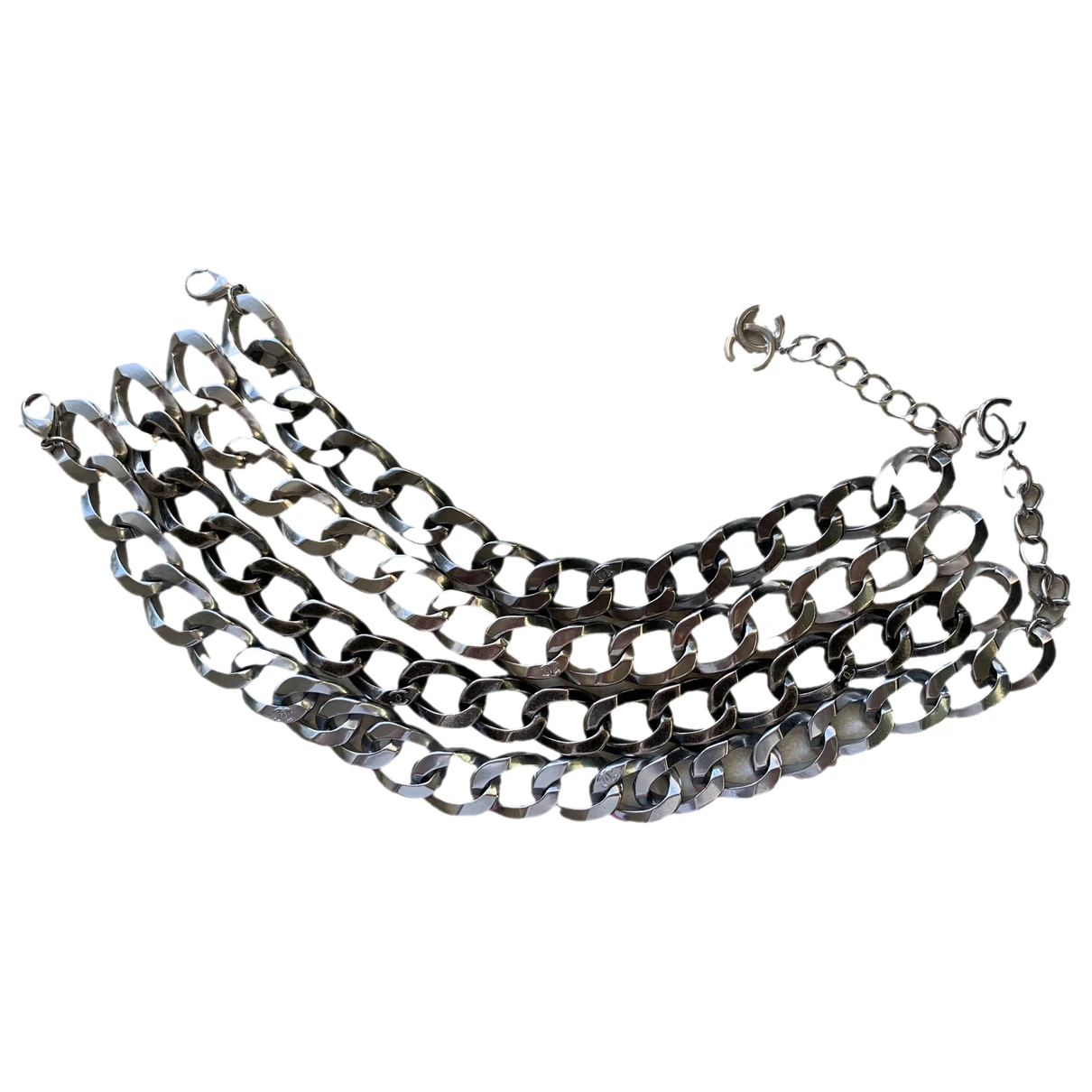 Pre-owned Chanel Necklace In Metallic