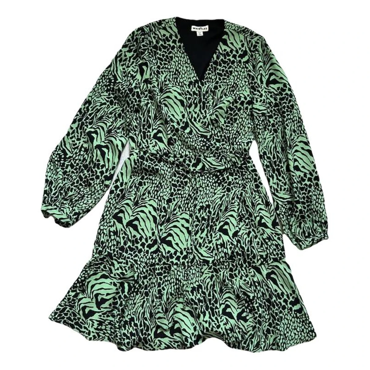 Pre-owned Whistles Mini Dress In Green
