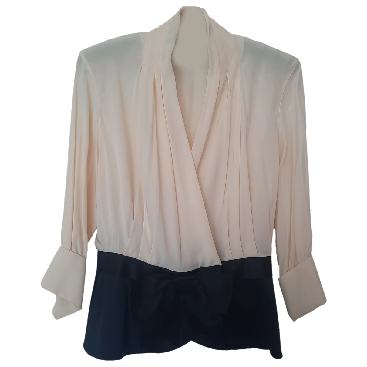 Pre-owned Dior Silk Blouse In Beige