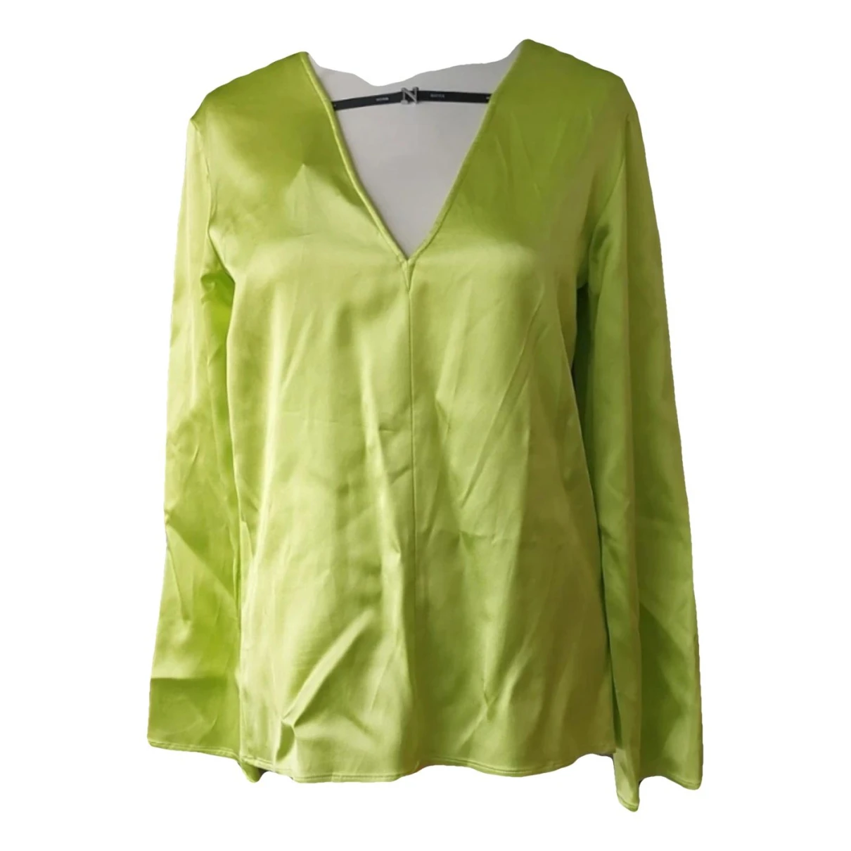 Pre-owned Nina Ricci Jersey Top In Green