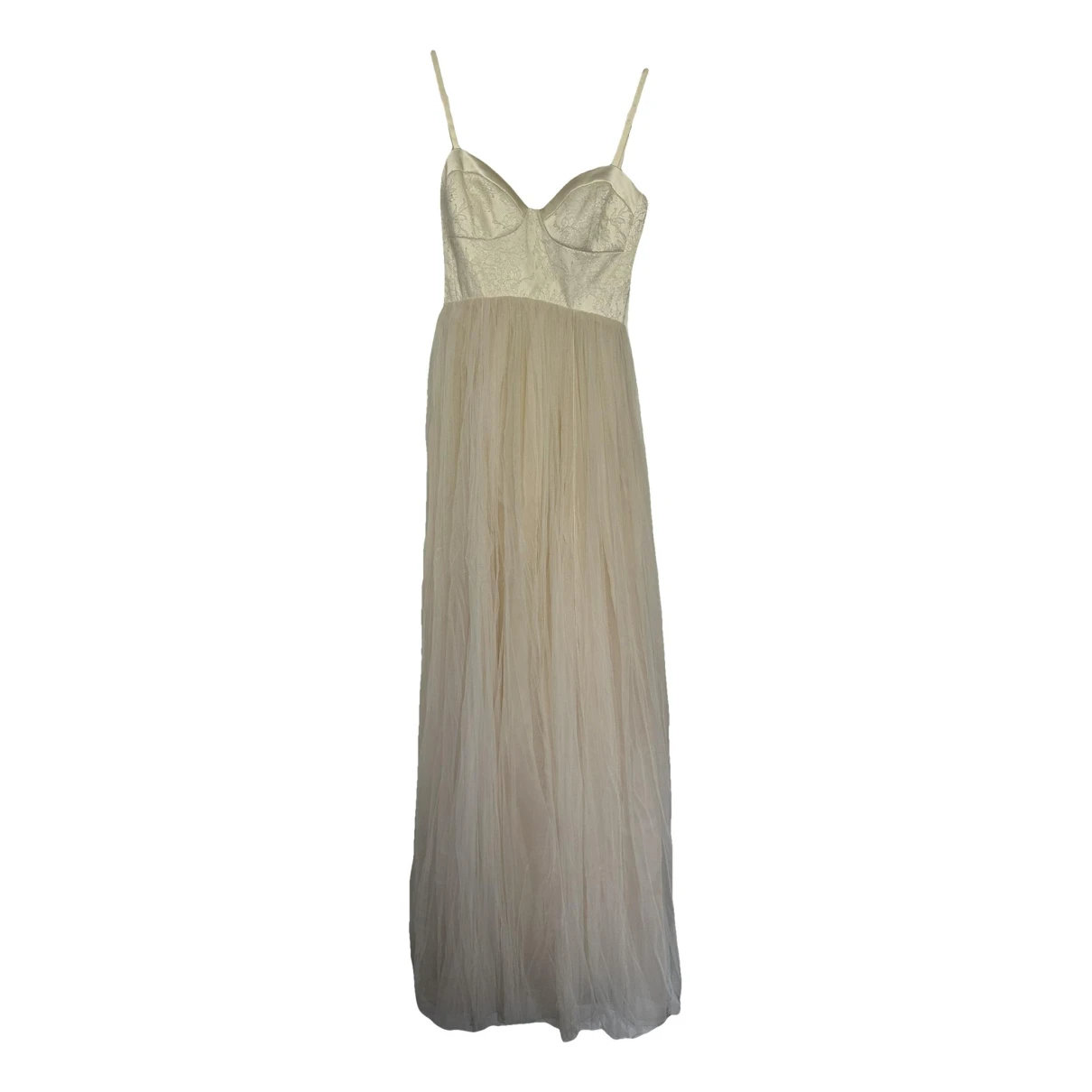 Pre-owned Lanvin Lace Maxi Dress In Other