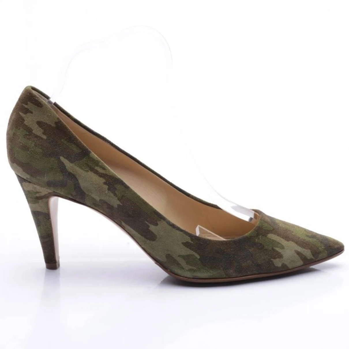 Pre-owned Unützer Leather Heels In Green