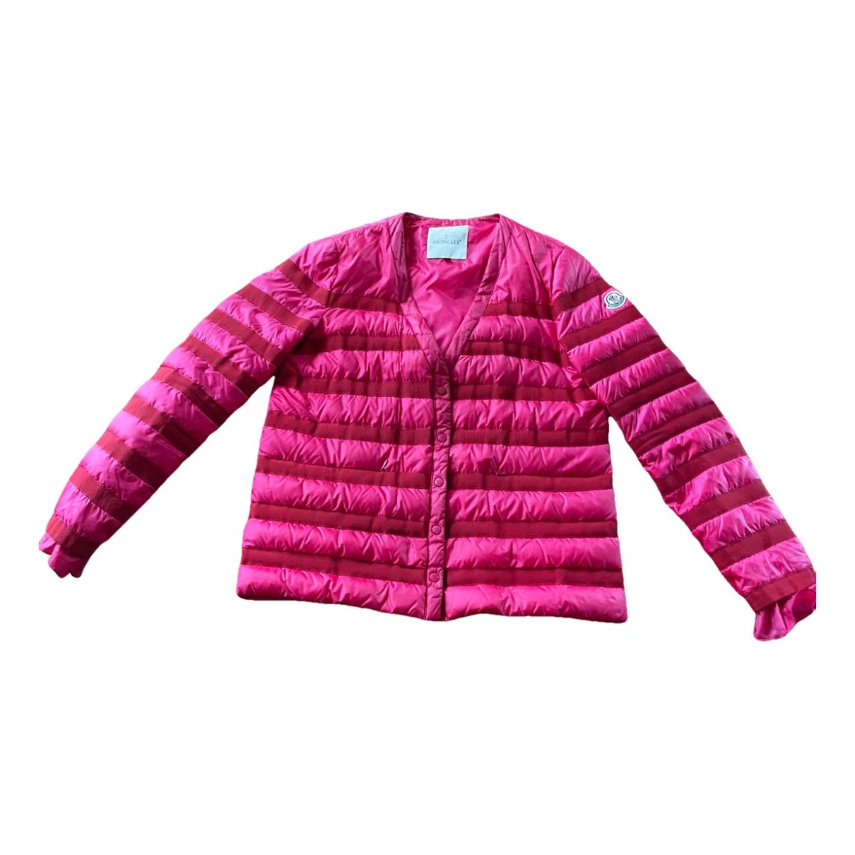 Pre-owned Moncler Jacket In Pink