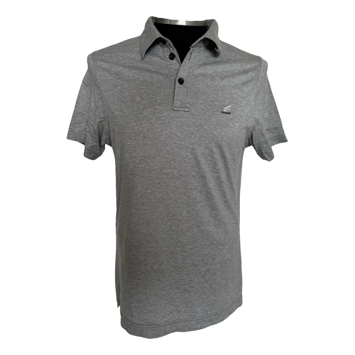 Pre-owned Hogan Polo Shirt In Grey