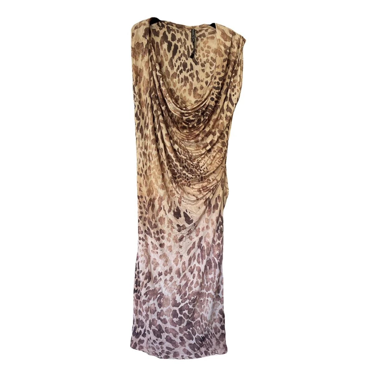Pre-owned Plein Sud Mid-length Dress In Camel