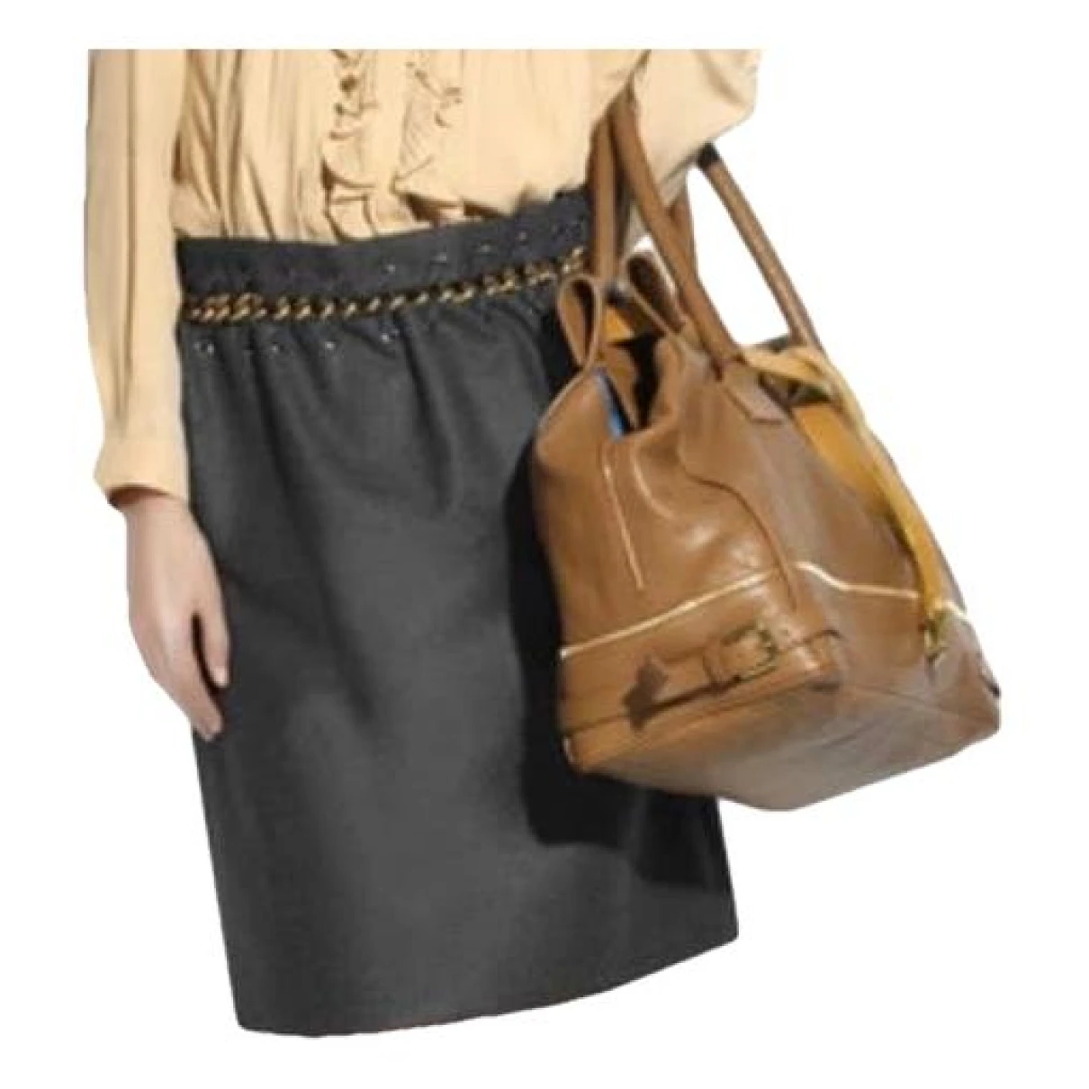 Pre-owned Chloé Wool Mini Skirt In Grey