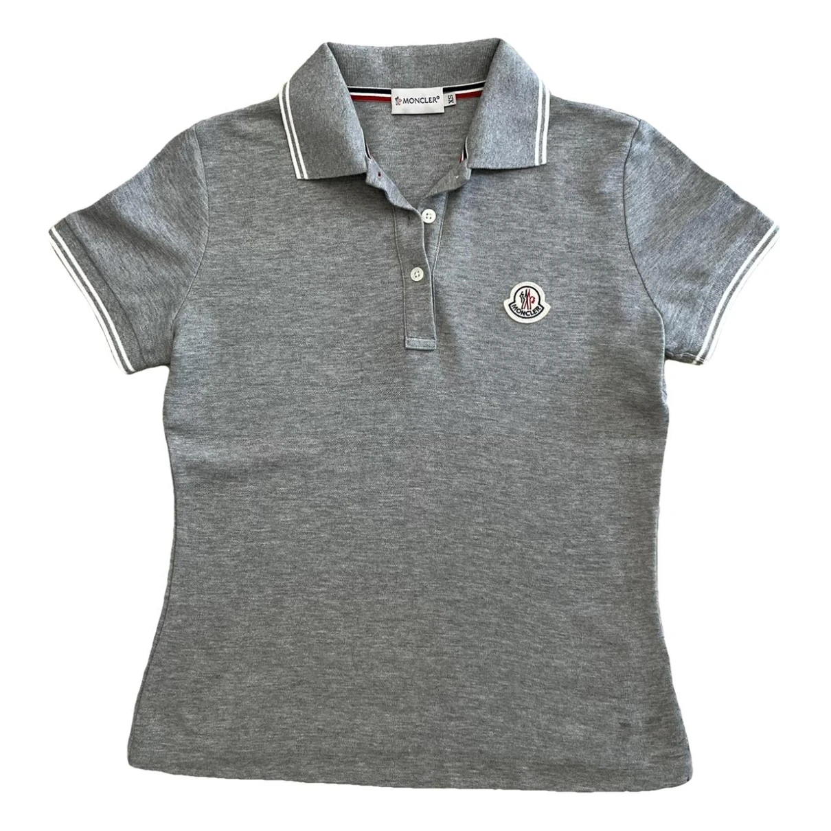 Pre-owned Moncler Polo In Grey