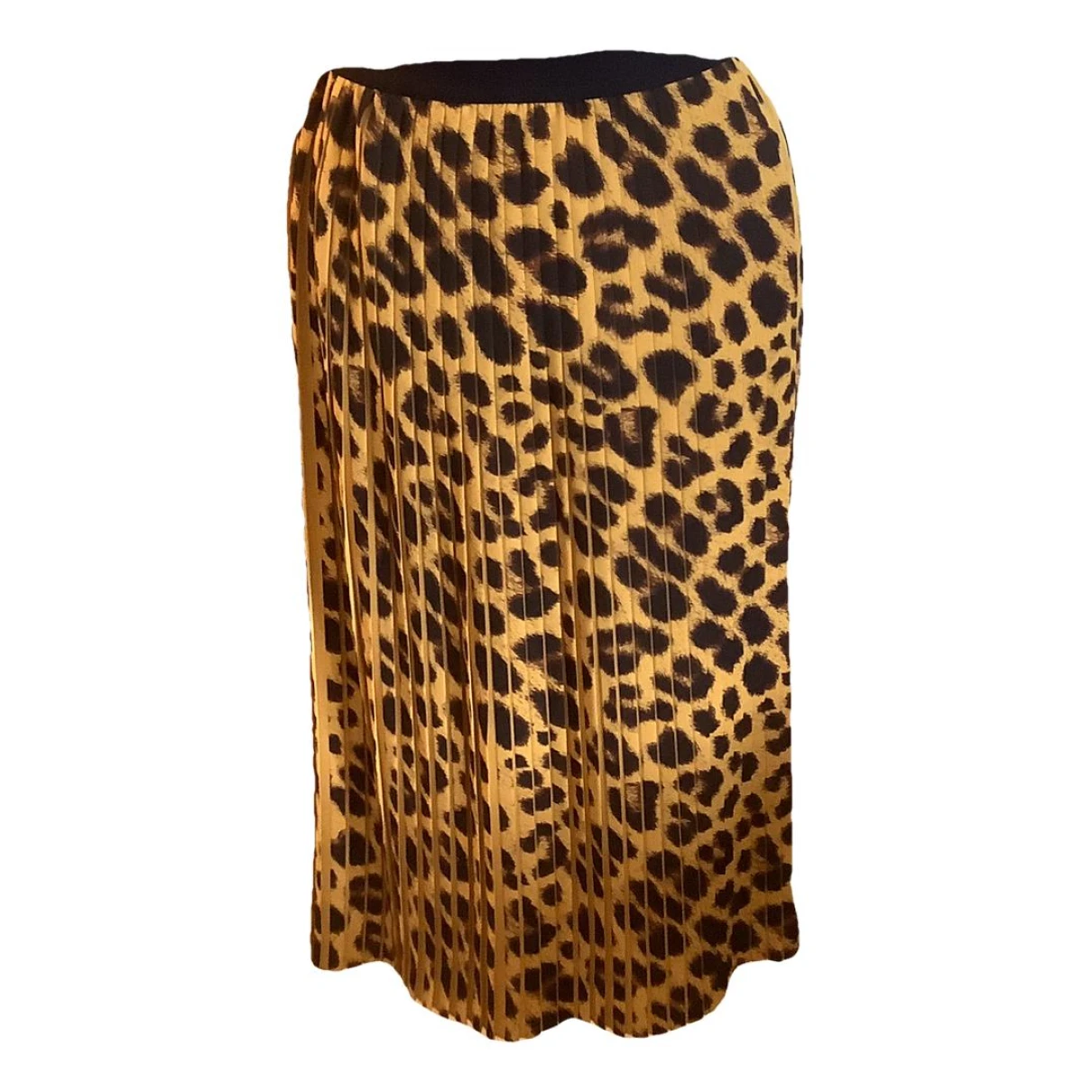 Pre-owned Maison Haussmann Mid-length Skirt In Yellow