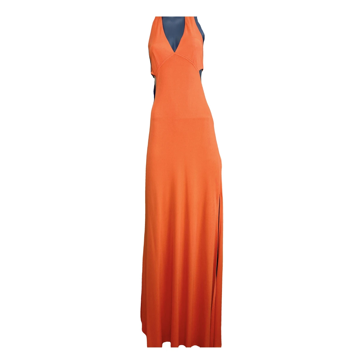 Pre-owned Escada Maxi Dress In Orange