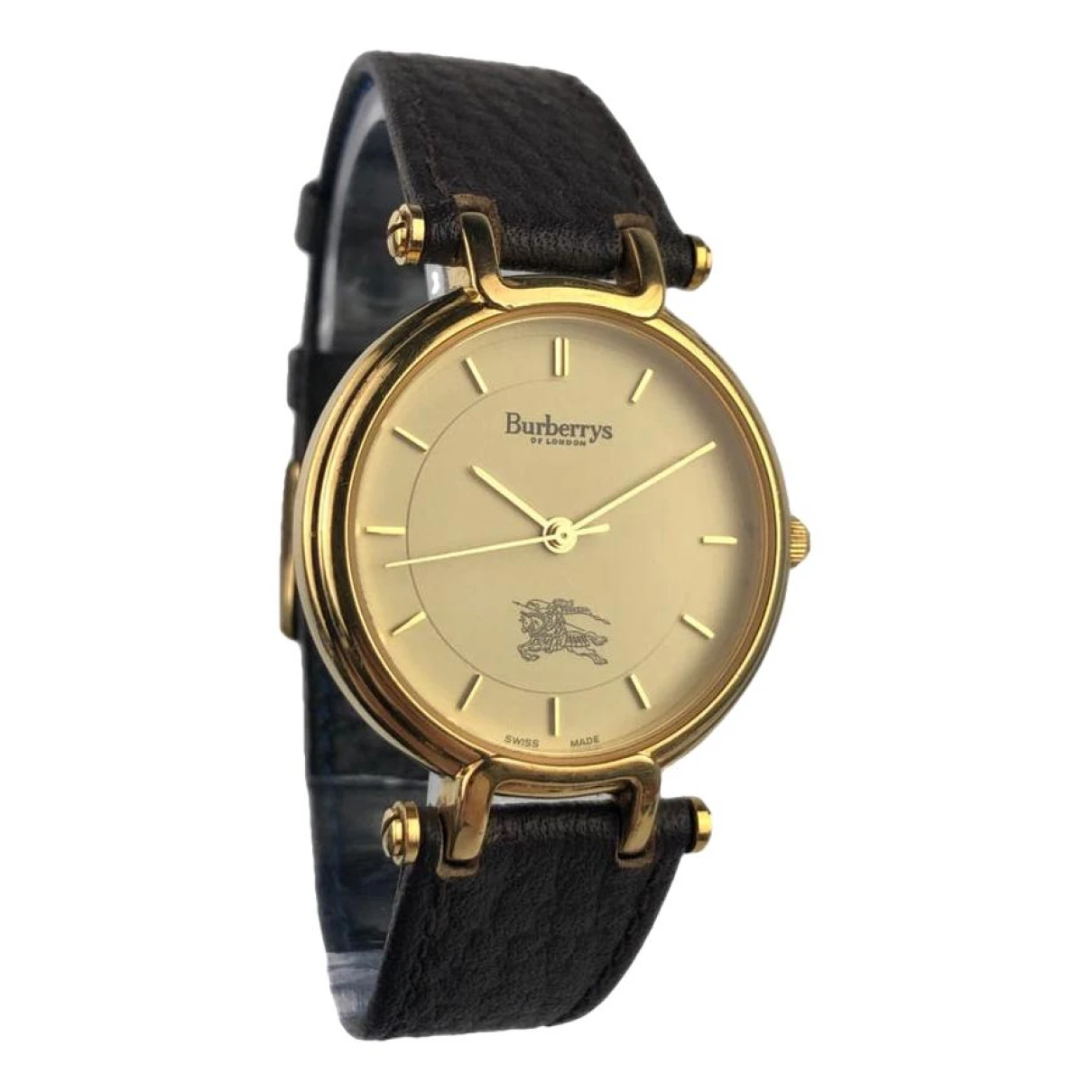 Pre-owned Burberry Watch In Gold