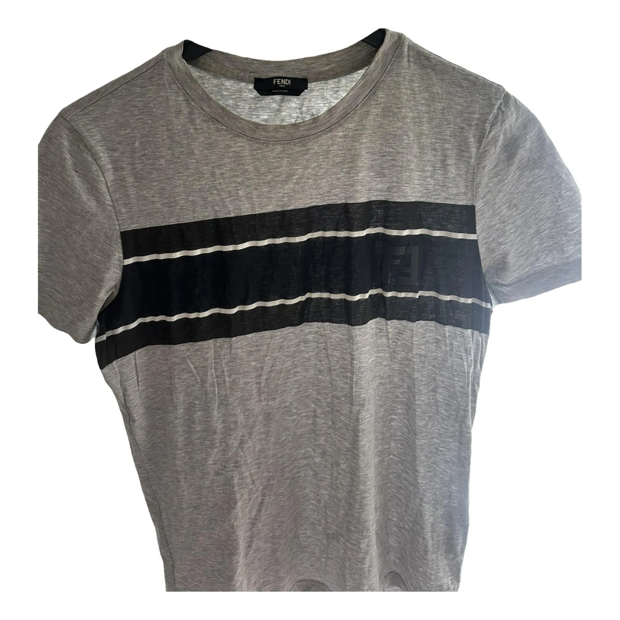 Pre-owned Fendi T-shirt In Grey