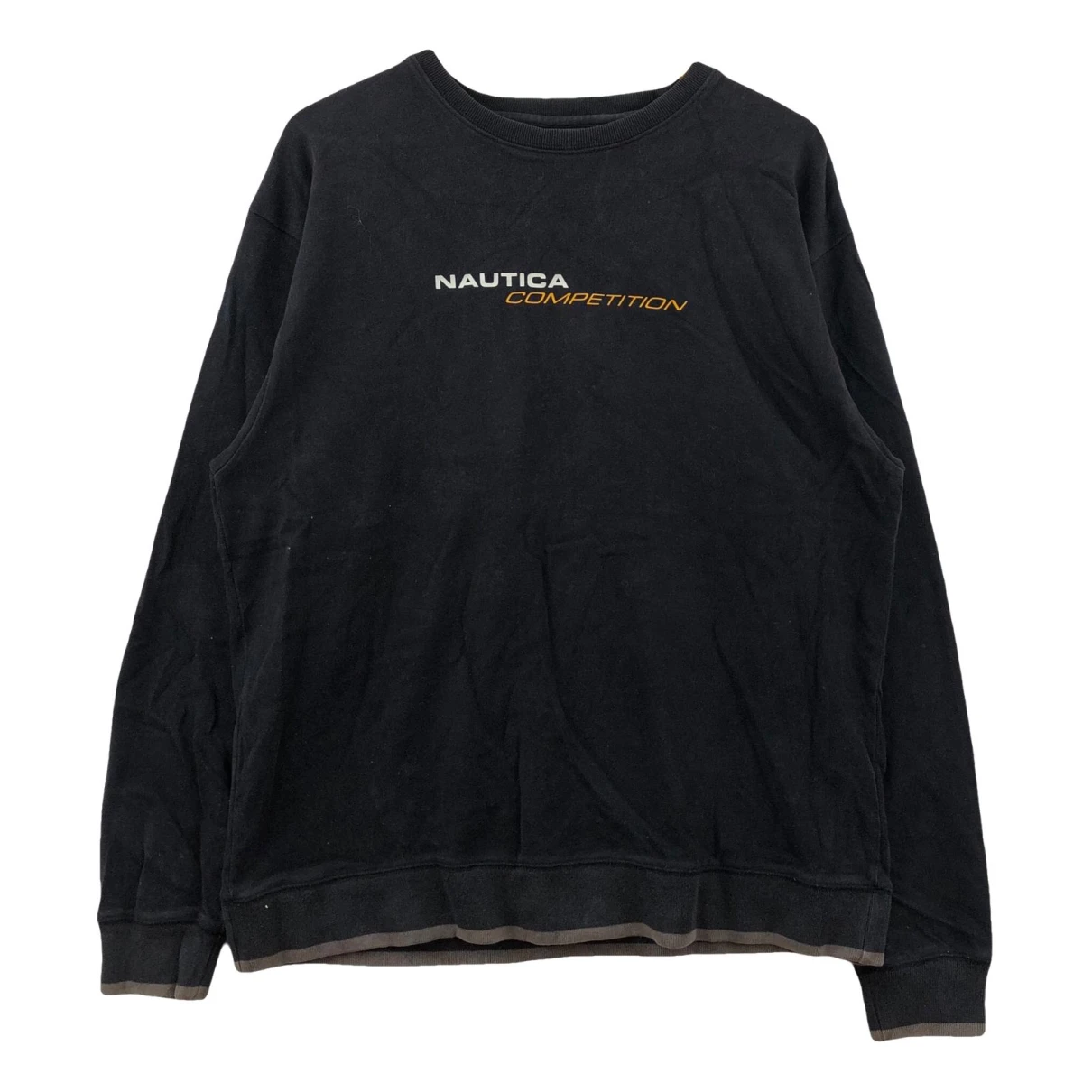 Pre-owned Nautica Sweatshirt In Black