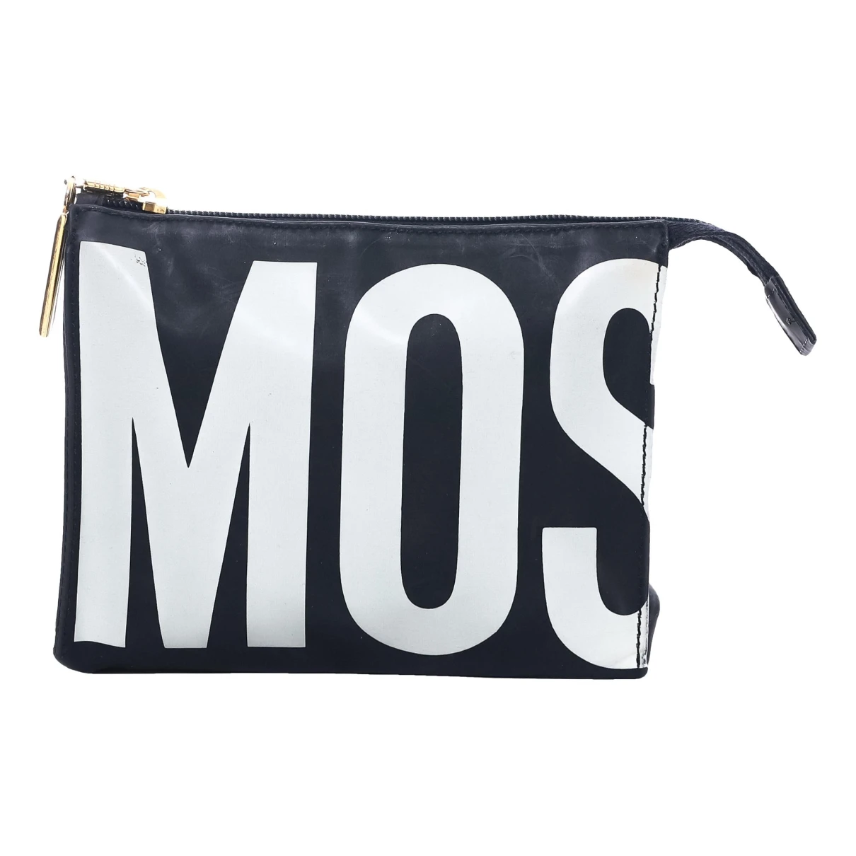 Pre-owned Moschino Leather Bag In Black